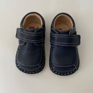 Itzy Bitzy Navy Blue Velcro Shoes
